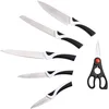 Image de BERGNER KYOTO - Set 6 pcs Couteaux en acier inoxydable - Couteaux de chef, à découper, à pain, multi-usages et à éplucher - Poignées ergonomiques - Robustes et faciles à nettoyer