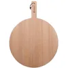 Image de RENBERG NATURALLY - Planche à découper 38x28x1.5cm - Bois de hêtre - Bords blancs - Design avec cintre - Lavage à la main recommandé