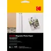 Image de KODAK Magnetic Photo Paper - Papier Magnétique, Pack de 5 feuilles de Papier Photo, Format 10x15 cm, Compatible avec Imprimantes Jet d'Encre
