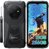 Image de Blackview Smartphone Android 15 robuste 4G LTE débloqué - 6GB RAM 256GB ROM, Écran HD+ 90Hz, Batterie 10000mAh, Double SIM, NFC, Noir