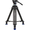 Image de Benro A673TM Trépied vidéo Double étape en Aluminium Tête S8PRO Bol 75 mm Sections 3 Pieds Levier de Verrouillage