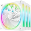 Image de DeepCool FL14R Boitier PC Ventilateur 14 cm Blanc 3 pièce(s) R-FL14R-WHAPN3-G