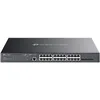 Image de TP-Link Omada TL-SG3428MP Switch PoE administrable L2+ 28 Ports Gigabit avec 24 Ports PoE+, 4 emplacements SFP gigabit, Alimentation Totale de 384W