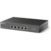 Image de TP-Link Omada TL-SX105 Switch 5 Ports 10G de Bureau/rackable & ASUS XG-C100C - Adaptateur réseau 10GBase-T PCIe rétrocompatible avec Les Normes 5/2,5/1G et 100 MB/s, Rouge/Argent