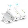 Image de TP-Link TL-WPA4220T KIT - CPL 600 Mbps avec 2 Ports Ethernet, 1 CPL Filaire + 2 CPL Wi-Fi - étendez votre connexion Internet dans chaque pièce de la maison