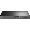 Image de TP-LINK TL-SG1218MPE 16-Port Gigabit PoE+ Easy Smart Switch, Switch réseau 16+2 ports 10 / 100 / 1000 MBit/s fonction PoE