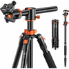 Image de K&F Concept T254A4+BH-28L Trépied avec Colonne Centrale Transversale