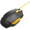 Image de ochama Souris filaire ergonomique à haute précision - Noir / jaune