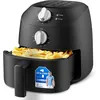 Image de Midea friteuse à air chaud 2L, 1150 W, friteuse sans huile, friteuse à air chaud, arrêt automatique, sans huile, facile à nettoyer, sans BPA, noir