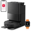 Image de Roborock Qrevo Edge S5A Robot aspirateur laveur avec système double anti-emmêlement, 18 500 Pa, nettoyage des bords FlexiArm Design et lavage de la serpillière chauffante 75 °C - Noir