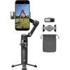 Image de Bundle Créateur Osmo Mobile 8 (Émetteur DJI Mic Mini Noir Absolu), nacelle stabilisatrice pour Smartphone, Suivi natif IA avec Audio et éclairage, Rotation panoramique à 360°