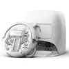 Image de DJI ROMO A Robot aspirateur et laveur avec robot transparent, aspiration de 25 000 Pa, détection de niveau drone, doubles bras robotiques, fonctionnement sans entretien pendant 200 jours, lavage et séchage automatiques du serpillière