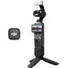 Image de DJI Osmo Pocket 4 Combo Créateur, caméra de vlog avec stabilisateur Pocket Gimbal, capteur CMOS 1 pouce et 4K/240 ips, stabilisation 3 axes, zoom 2x sans perte, plage dynamique de 14 stops, stockage interne de 107 Go, poignée avec filetage 1/4 pouce