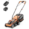 Image de LawnMaster CLM2432K Tondeuse à Gazon Faucille sans Fil 24 V 32 cm Largeur de Coupe, 150 m², Hauteur de Coupe 25-65 mm, avec Batterie 4,0 Ah + Chargeur