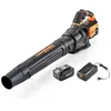 Image de LawnMaster MX 24V Souffleur de Feuilles sans Fil avec Turbine axiale | Souffleur de Jardin Puissant avec Batterie Lithium-ION MX 24V et Chargeur Inclus | Garantie 2 Ans