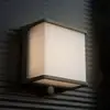 Image de Lutec Doblo Applique murale solaire LED carrée, avec détecteur de mouvements, 6943701125,