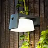 Image de Lutec Moon solaire Applique murale LED avec détecteur de mouvements, 6906001118,