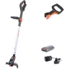 Image de Yard Force iFlex LT F23 Débroussailleuse sans Fil 12 V avec Batterie Lithium-ION 4,0 Ah, Largeur de Coupe 23 cm, Longueur de 160 cm avec Manche, Moteur à Brosse