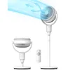 Image de Pelonis Ventilateur sur Pied Silencieux, 2-en-1 avec Télécommande, Débit d'Air 1500m³/h Hauteur 110CM 3 Vitesses Oscillation Omni 135°+90°