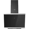 Image de COMFEE ' CH60J64ET4A2B Hotte aspirante inclinée, 380 m³/h, 60 cm en verre trempé, 3 niveaux de vitesse, écran tactile LED, circulation interne ou canalisation, 60 cm, noir