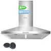 Image de COMFEE' CH60A17EM400SS-EU Hotte Aspirante, 400 m³/h, 60cm, A++, Argenté