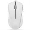 Image de RAPOO N1600 Silent Optic Souris filaire, 1000 DPI, 3 boutons, USB, câble de 1,5 m - Blanc