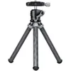 Image de Leofoto - Mini trépied de Poche - Idéal pour Le Photographe de Voyage - Capacité de Charge de 2kg - Pieds Extensibles - Hauteur: 8,5 cm - 21,3 cm - MT-02C + Tête à Bille LH-22