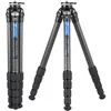 Image de Leofoto - Ranger - Trépied en Carbone avec Base de Mise à Niveau - Jambes réglables sur 3 Angles - Idéal pour Les panoramas - LS-285CEX