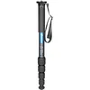 Image de Leofoto - Monopode en Carbone - Travaux Lourds - Capacité de Poids : 15 kg - Max. Hauteur: 153 cm (sans rotule) - Cinq Sections Extensibles - MP-285C