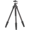 Image de Leofoto - Ranger - Carbon Tripod for Cameras - Capacité de Charge de 6kg - Pieds Extensibles - Hauteur: 5,7 cm - 109 cm - EF-224C+ Ballhead LH-25