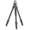 Image de Leofoto - Ranger - Trépied en Carbone pour appareils Photo - Tête à rotule Incluse - Capacité de Charge de 15kg - Pieds Extensibles - Hauteur: 17 cm - 170,5 cm - Tête à rotule EF-324C+ LH-40