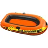 Image de Intex Explorer Pro Inflatable Boat, Boat Only, Two Person (196 x 102 x 33 cm), Orange
