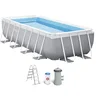 Image de Intex kit Piscine Prism Frame rectangulaire Angulaire Tubulaire (l) 4,00 x (l) 2,00 x (h) 1,00m