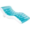 Image de Matelas gonflable chaise longue INTEX - Asymétrique - Bleu océan - 191 x 99 cm