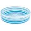 Image de Intex Piscine Gonflable Blue Biss, Ø147 x 33 cm, 330 l, Design avec Sol imprimé, Trois Anneaux Bleus translucides, Vinyle résistant, pour Enfants à partir de 2 Ans (58467)
