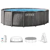 Image de Intex - 26742ND - Kit Piscine Baltik Ronde Tubulaire 4,57 x 1,22