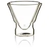 Image de MasterPro Mixology Lot de 2 verres à cocktail en borosilicate Transparent Compatible avec les changements brusques de température Double verre Passe au lave-vaisselle Sans toxiques 230 ml