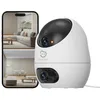 Image de Beans View Caméra Intérieure 2K+2K (3MP+3MP) à Double Objectif, Caméra de Sécurité 360°, Vision Nocturne Couleur, Détection de Personne, 2.4GHz WiFi Caméra de Surveillance, Compatible Alexa D220