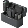 Image de DJI Mic (2 TX + 1 RX + Boîtier recharge) - Compact et Portable micros Lavalier sans Fil à Enregistrement à Double Canal, Transmission à 250 mètres, 15 heures, Système pour Smartphones, caméras