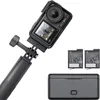 Image de DJI Bundle Osmo Action 4 Aventure - Caméra étanche 4K/120 IPS, capteur 1/1,3 Pouce, D-Log M 10 Bits, FOV Ultra Large 155º, Jusqu’à 7 Heures 30 Min avec Trois Batteries supplémentaires pour vlogging