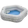 Image de 7' x 6'9" x 21"/2.13m x 2.06m x 53cm TruPrint Stone Family Pool