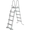 Image de Echelle de sécurité 2 x 4 marches avec Plateforme pour Piscine Hauteur 132 cm