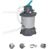 Image de Bestway Pompe de filtration à sable pour piscine hors sol 3 596 L - 30,6 cm x 30,6 cm x 62 cm - Gris/Vert