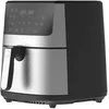 Image de MasterPRO iRocket 800 MP - Friteuse à Air 6 L - 1800W de Puissance - Sans Huile - Design Moderne en Noir - Écran Tactile LED - Panier Antiadhésif Amovible - Contrôle de Température de 80 à 200ºC.