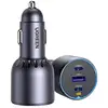 Image de UGREEN 35024 Station de charge pour voiture 75 W USB 2.0 type A femelle, USB-C® femelle, USB-C® femelle Fast Charge gris pour voiture chargeur rapide
