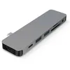 Image de Hyper GN21D-GRAY HyperDrive Solo 7-en-1 USB-C Hub avec Ports Essentiels pour la Photographie - Gris