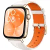 Image de HUAWEI WATCH FIT 3 / Blanc / Bracelet Cuir / GPS / Bluetooth / Fonctionne avec iOS et Android