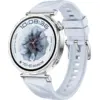 Image de HUAWEI WATCH GT 5 41mm / Boîtier en acier inoxydable / Bracelet en fluoroélastomère bleu / GPS / Bluetooth 5.2 / Montre Connectée / Fonctionne avec iOS et Android