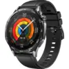 Image de HUAWEI WATCH GT 5 46mm / Boîtier en acier inoxydable / Bracelet en fluoroélastomère noir / GPS / Bluetooth 5.2 / Montre Connectée / Fonctionne avec iOS et Android