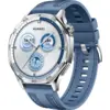 Image de HUAWEI WATCH GT 5 46mm / Boîtier en acier inoxydable / Bracelet tissé bleu / GPS / Bluetooth 5.2 / Montre Connectée / Fonctionne avec iOS et Android